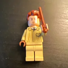 LEGO Cedric digory Harry Potter Minifigure Tan Outfit Brown