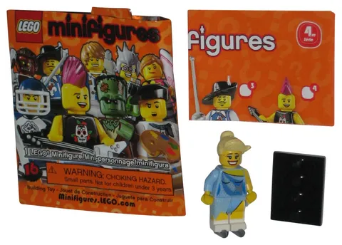 LEGO Series 4 Ice Skater Female (2011) MiniFigure Toy Figure