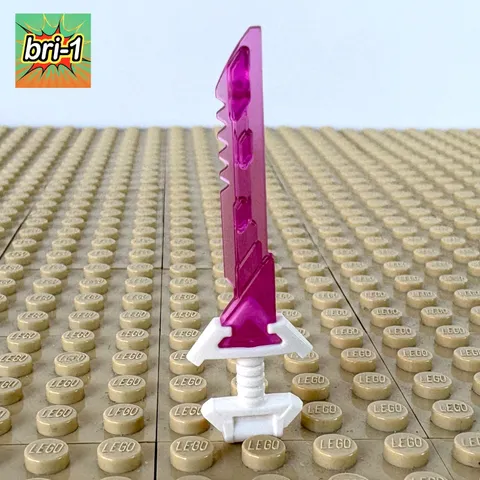 LEGO Ninjago, Prime Empire: Dark Pink Key-Tana Sword, 65272pb01, TEMPLE, 71712