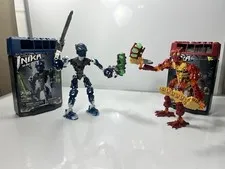LEGO Bionicle Inika Toa Jaller Hahli 8728 8727 Complete No Instructions