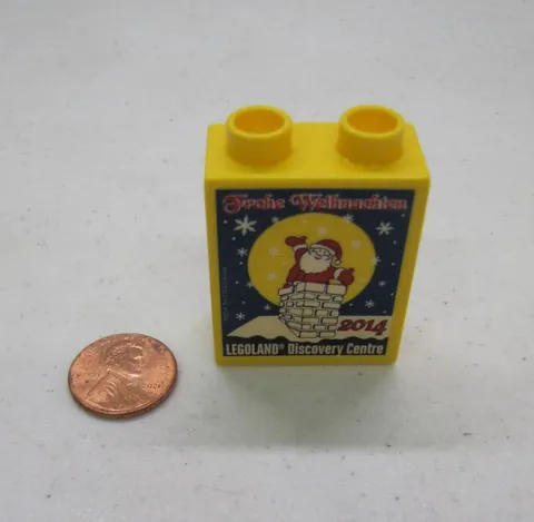 New Lego Duplo Legoland Discovery Centre Merry Christmas Santa Chimney 2014