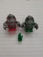 LEGO Power Miners Rock Monster Lot Of 2 With Green Gem