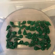  49 Lot LEGO Plant Small Pine Tree 2 x 2 x 4 Part 2435 GREEN PINE TREES