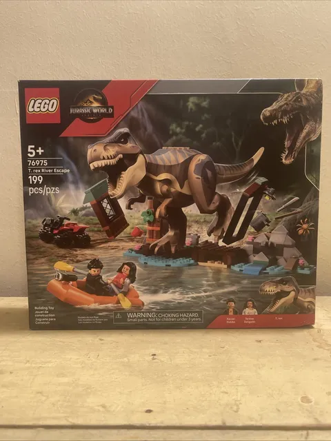 LEGO Jurassic World T. rex River Escape 76975 - New Sealed