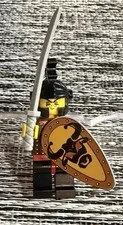 LEGO Castle  BULL Knight  Minifigure w/ Sword & Shield Plastic