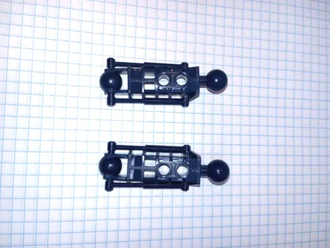 2 Lego 47297 Dark Blue Bionicle Toa Metru type Leg Lower Section Genuine Lego