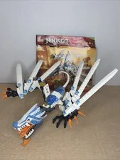 Lego Ninjago Ice Dragon Attack 2260 - DRAGON AND MANUAL ONLY