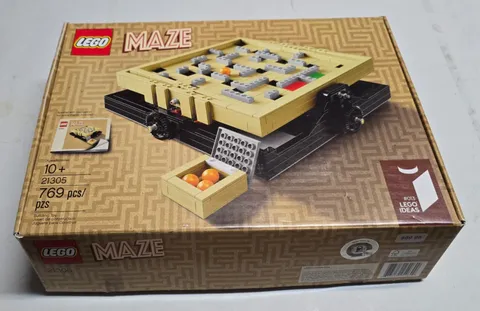 LEGO Ideas MAZE 21305, Complete, Partially Built, Box & Instructions Included