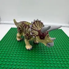 Lego Jurassic World Triceratops Dinosaur Figure Only From Set 75937 Rampage 2010