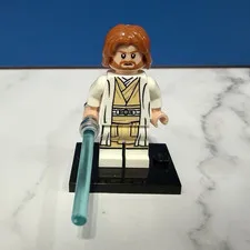 LEGO Star Wars Obi-Wan Kenobi Alternate White Outfit Custom Minifigure