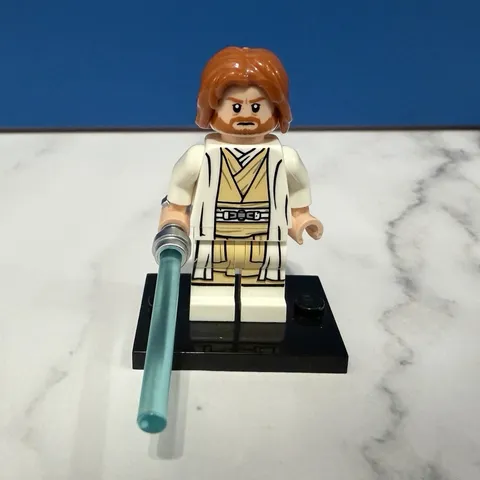 LEGO Star Wars Obi-Wan Kenobi Alternate White Outfit Custom Minifigure