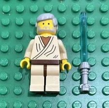 Lego Obi-Wan Kenobi Minifigure 7110 sw0023 Star Wars CMF Lot Rare Retired HTF 