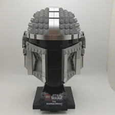 LEGO Star Wars: The Mandalorian Helmet (75328) 100% Complete *No Box/Manual