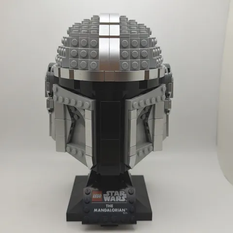 LEGO Star Wars: The Mandalorian Helmet (75328) 100% Complete *No Box/Manual