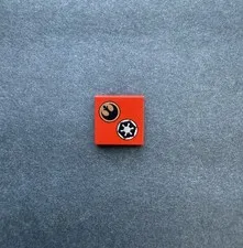 Lego Star Wars Imperial Empire & Rebel Alliance Symbols 2x2 Tile