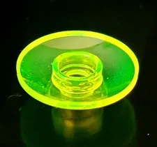 LEGO 4740 TRANS NEON GREEN translucent Dish 2x2 Inverted (Radar) 📡 qty 1