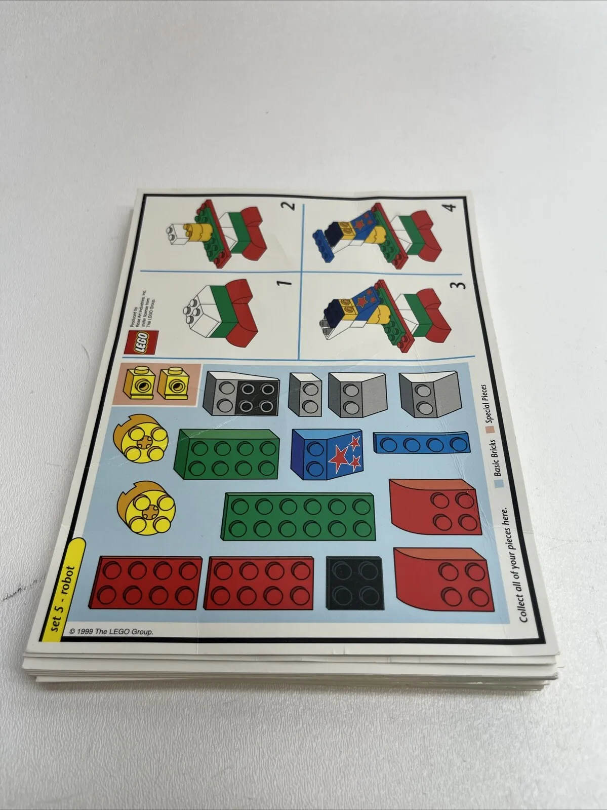 Lego Creator Race To Build It Board Game Replacement Model Cards Set Of 20