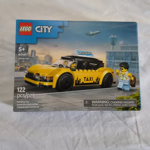 LEGO City Yellow Taxi Car #60487, New Sealed