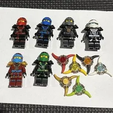 Lego Ninjago Deepstone Minifigure FULL SET With Aeroblades, NO CRACK, GENUINE