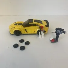 LEGO SPEED CHAMPIONS: Chevrolet Corvette Z06 (75870) Complete W/ Minifig