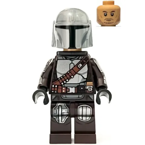 LEGO Star Wars Mandalorian Din Djarin Minifigure sw1258 New Helmet