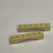 Lego 92950 Beige Replacement Parts Pieces Lot of 2