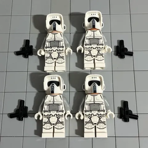Star Wars Snow Trooper Mini Figure Lot Battle Pack 75320  H3 56