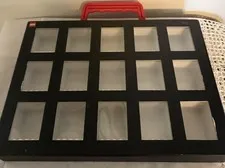  LEGO Minifigure Collector's Box Carry Case with Handle - Fits 15 Figures