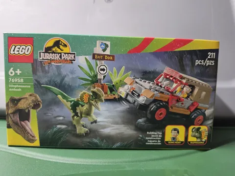 Brand New Retired Lego Jurassic Park Dilophosaurus Ambush Set (#76958)