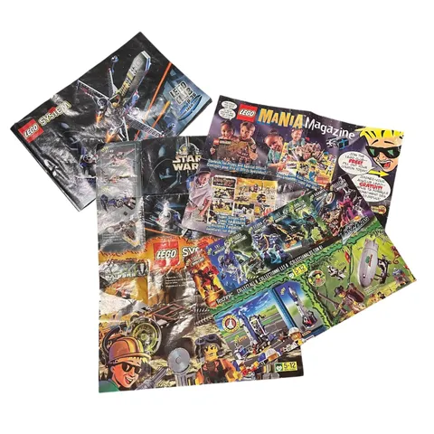 1999 LEGO CLUB Lot Of 5 Manuals Sheets Pamphlets Star Wars And Others