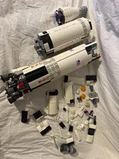 LEGO Ideas NASA Apollo Saturn V 21309 Lot Printed Pieces White/Black