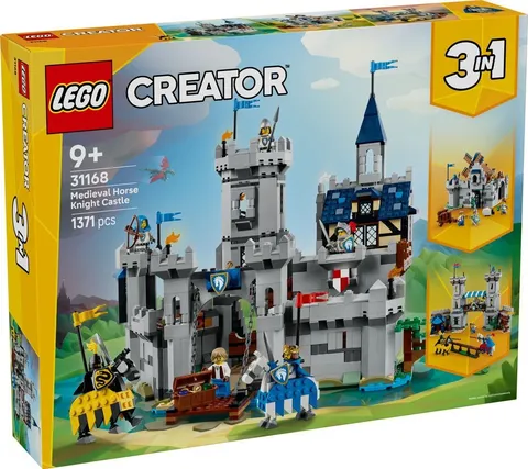 Creator - 3-in-1 Knights Castle in the Middle Ages | Castle for Conversion