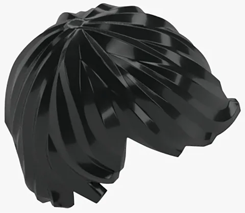 New LEGO Minifigure Hair Black Tousled with Side Part boy girl Pixie Cut 18226