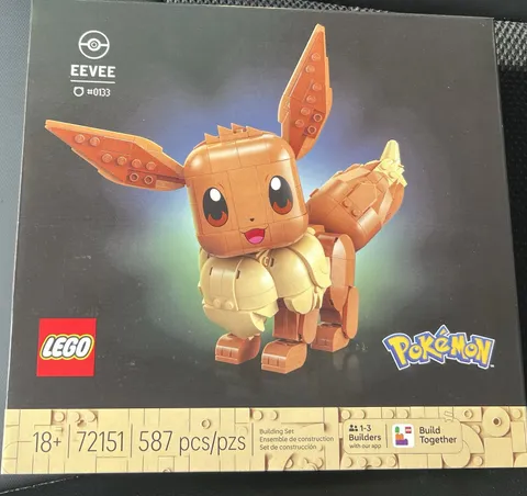 Lego 72151 Pokemon Eevee (Brand New/Unopened Box)