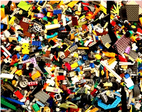 12lb Lego Lot Assorted Parts & Pieces Mixed Sets Bulk Brick Star Wars Marvel