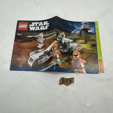 LEGO Star Wars Clone Trooper Battle Pack 7913 Instruction Manual ONLY Retired