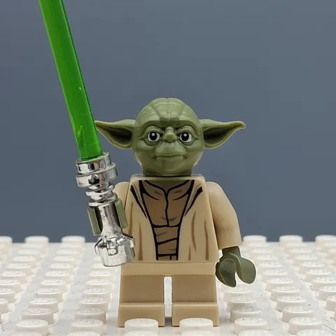 Lego Star Wars Yoda - Olive Green, Open Robe Minifigure sw0707
