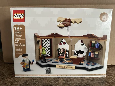 LEGO Set 40902 Tribute to Leonardo da Vinci Exclusive GWP New Unopened