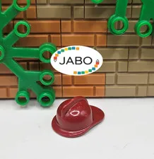 (S11 /24/2) Lego 3834 Helmet Fire Helmet Dark Red
