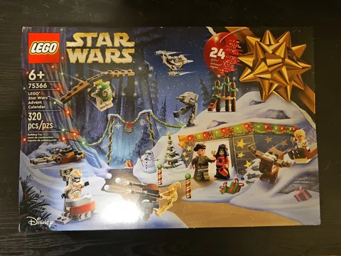 Lego 320pc Disney STAR WARS ADVENT CALENDAR (2023) #75366 *24 Gifts inside*
