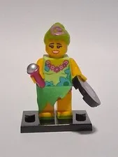 Hula Lula Custom Lego The Movie Hawaiia Minifigure Lego Movie 2 With Black Stand