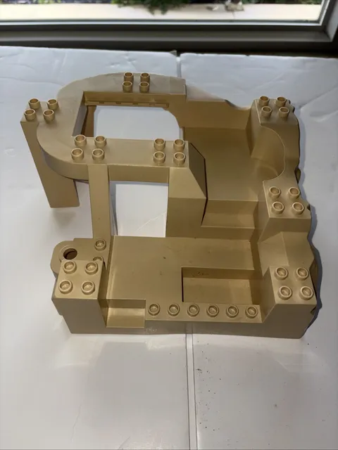 Lego Duplo BASEPLATE RAISED 10x9x5 Rock Mountain Zoo Habitat Dinosaur Quarry