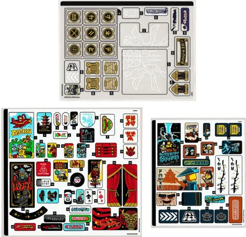 new LEGO Sticker Sheet Set from NINJAGO City Workshops set 71837