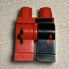 LEGO 2006 Harley Quinn - White Hands bat026 7886 LEGS ONLY