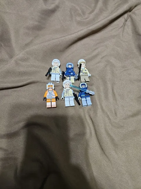Lot Of Lego Hoth Soldiers And Anakin Skywalker Star Was Minifigurines