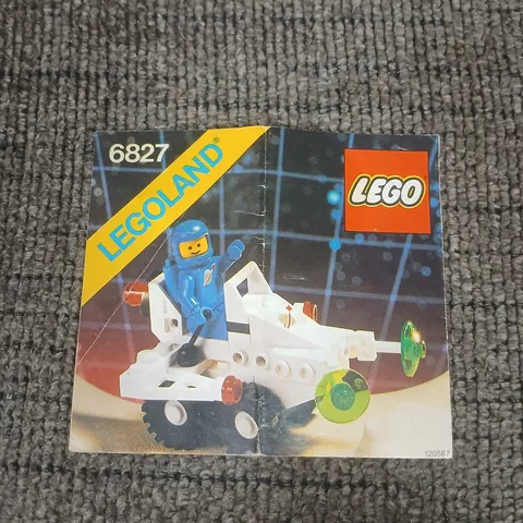 Vintage LEGO Instruction Manual Only 6827 Legoland Space