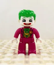 Lego Duplo Figure The Joker magenta suit