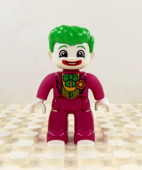 Lego Duplo Figure The Joker magenta suit