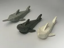 Lego Minifigures Sea Creatures Lot Sharks Great White Saw Fish