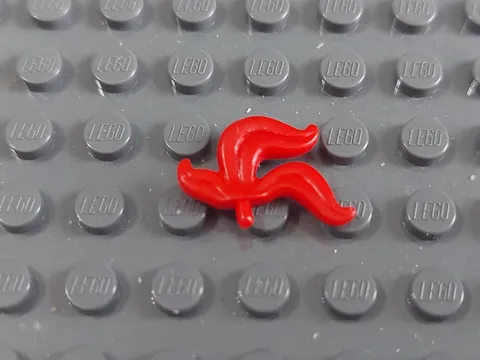 Lego 6071 Red Triple Feather Plume - Used